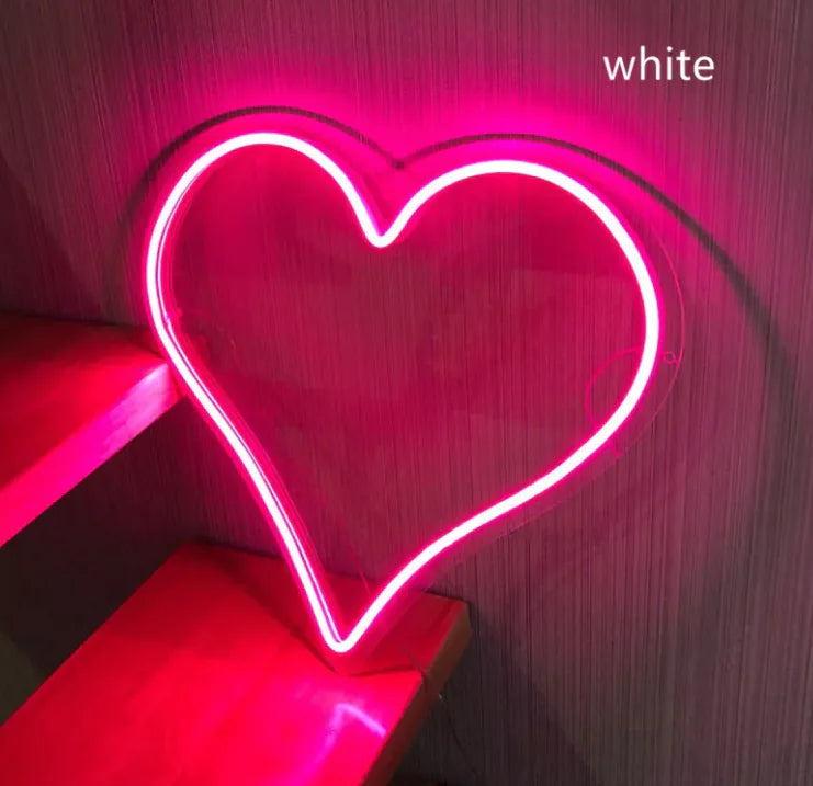 Heart-Shaped LED Neon Decorative Light