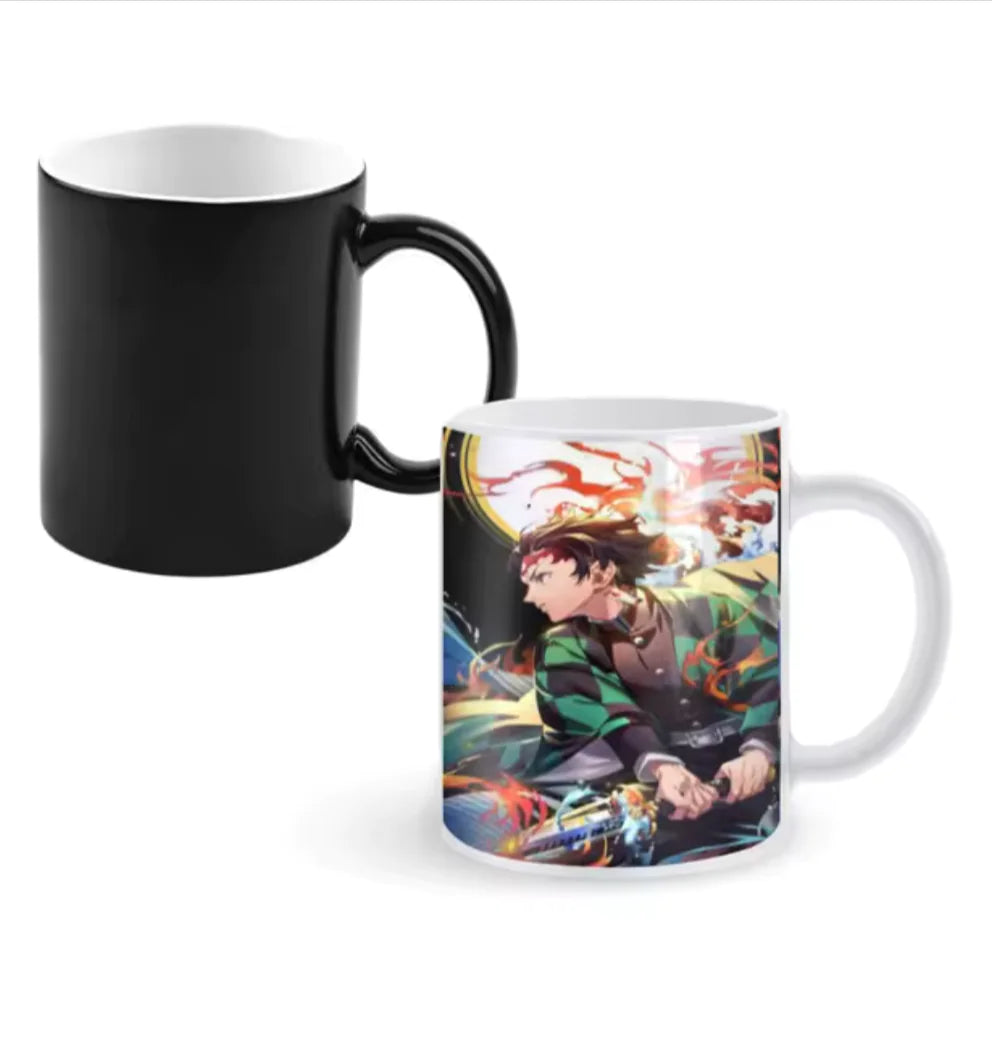 Color-Changing Demon Slayer Anime Coffee Mugs – Unique Gifts for Fans!