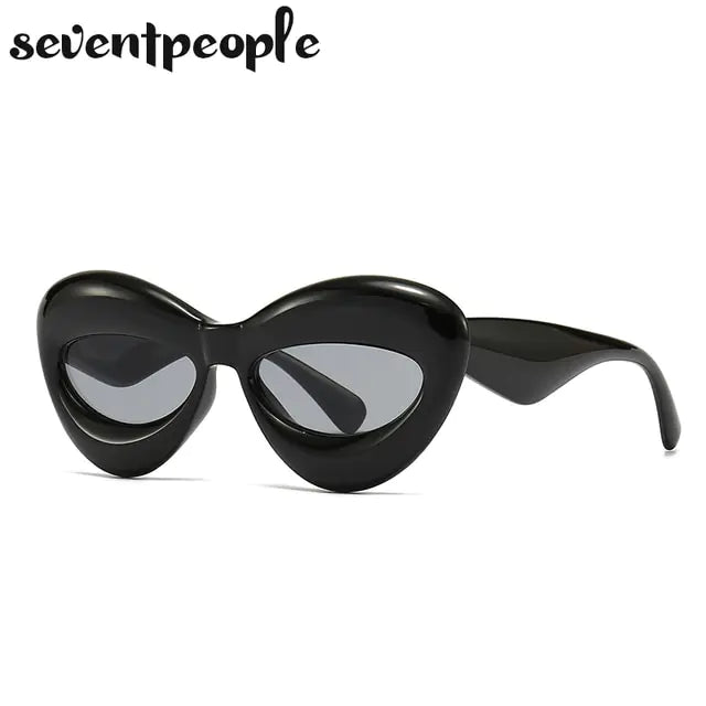 Cat Eye Sunglasses Sexy Lip-Shaped