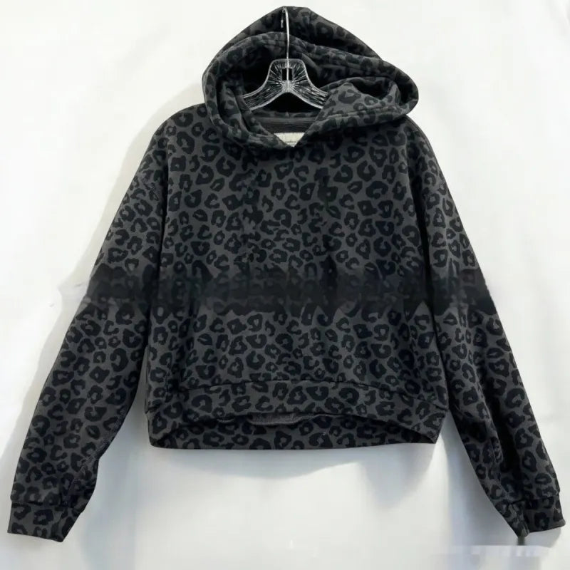 Leopard Print Hoodie