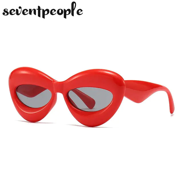 Cat Eye Sunglasses Sexy Lip-Shaped