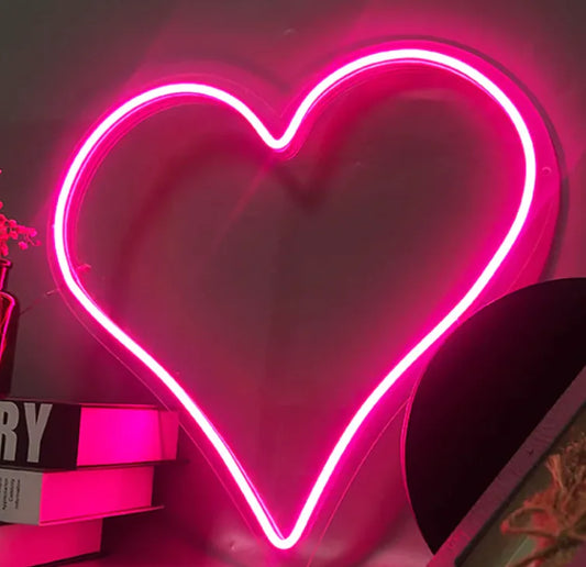 Heart-Shaped LED Neon Decorative Light